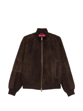 Baracuta long-sleeve leather jacket