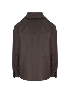 Moorer pocket button-up jacket