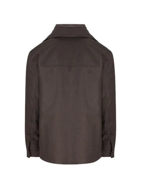 Moorer pocket button-up jacket