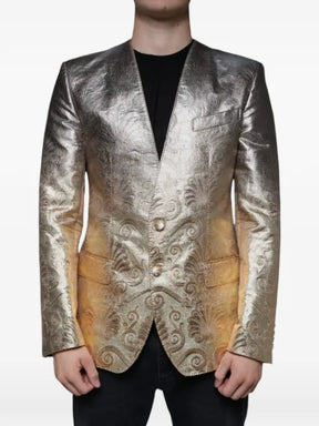 Dolce & Gabbana chest-pocket single-breasted blazer