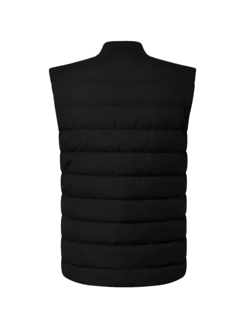 Dolce & Gabbana logo-plaque padded waistcoat