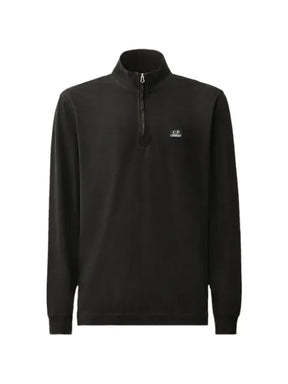 C.P. Company stretch piquet long-sleeve half-zip polo