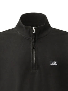 C.P. Company stretch piquet long-sleeve half-zip polo