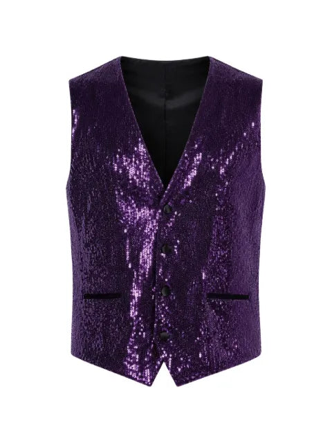 Dolce & Gabbana sequin-embellished waistcoat