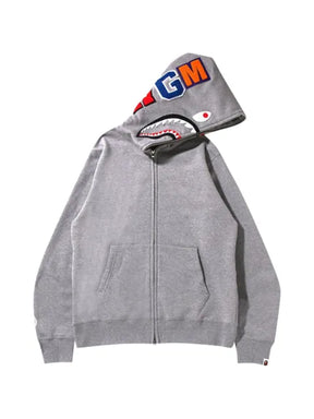 A BATHING APE® Shark zip-up hoodie