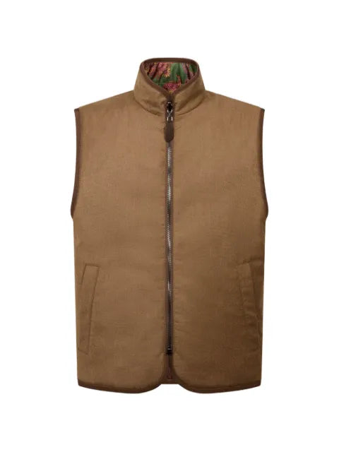 ETRO reversible silk and wool waistcoat