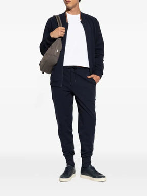 Paul Smith Artist Stripe-trim zip-up jacket