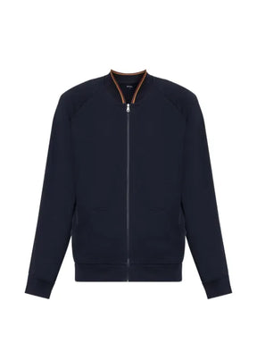 Paul Smith Artist Stripe-trim zip-up jacket