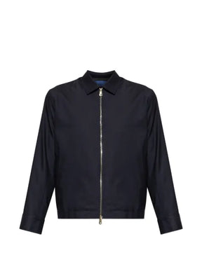 Paul Smith melange 'Storm System' wool Harrington jacket