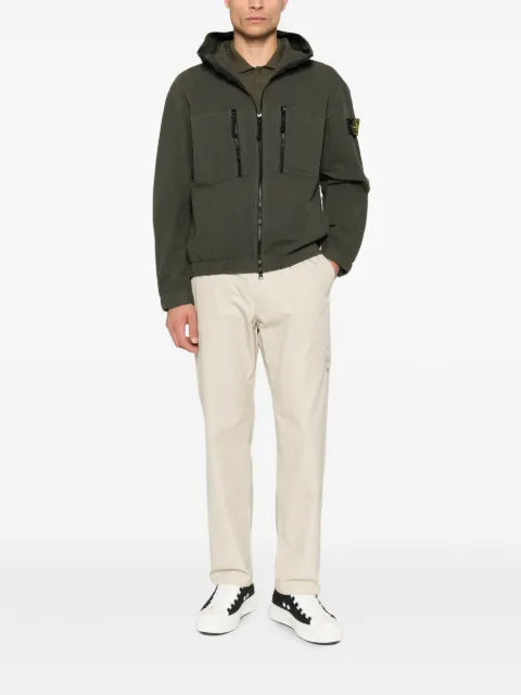 Stone Island 1200011 organic cotton ripstop overshirt