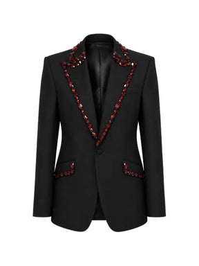 Dolce & Gabbana Sicilia crystal-embellished blazer