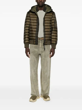 C.P. Company quilted hooded jacket