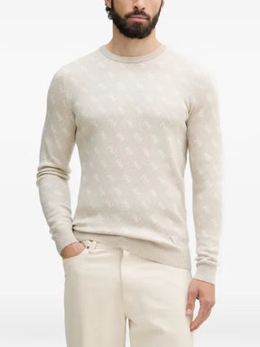 GUESS USA logo-jacquard sweater