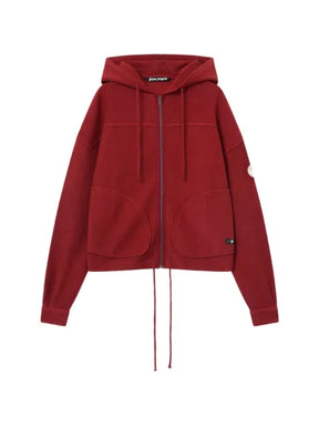Palm Angels Palm Tree zip loose hoodie