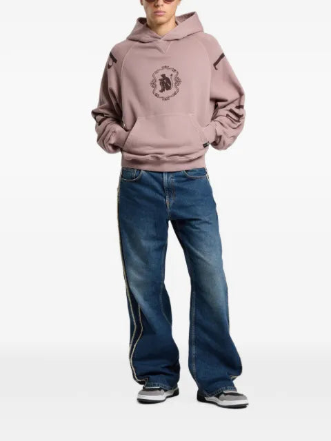 Palm Angels Devil Herald loose hoodie