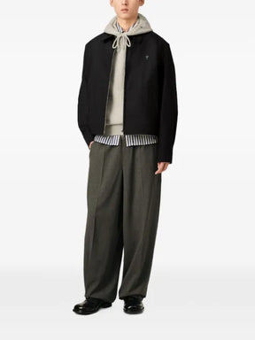 AMI Paris nylon jacket with Ami de Coeur