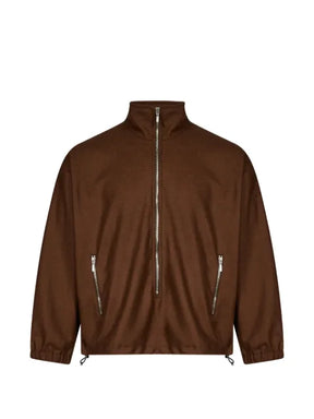 Song For The Mute half-zip drawstring-hem pullover jacket