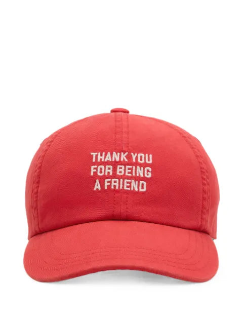 AMI Paris Thank You For Being A Friend Baseballkappe aus Baumwolle