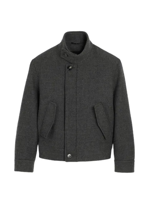 AMI Paris wool padded harrington jacket