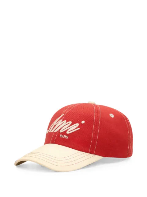 AMI Paris Baseballkappe aus Baumwolle mit Ami Paris-Stickereien