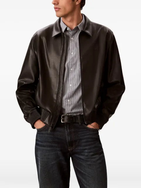 Calvin Klein logo-embroidered jacket