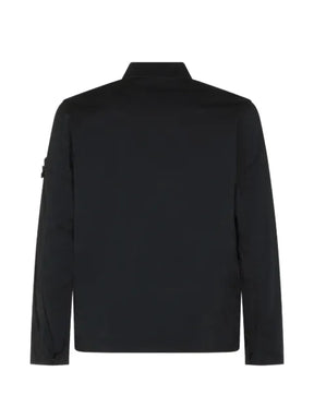 Stone Island Compass-patch shirt jacket