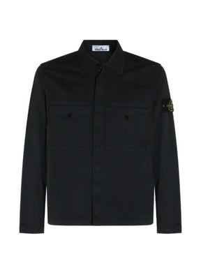 Stone Island Compass-patch shirt jacket