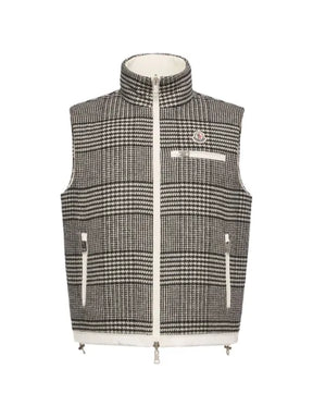 Moncler Gienah reversible wool blend down vest