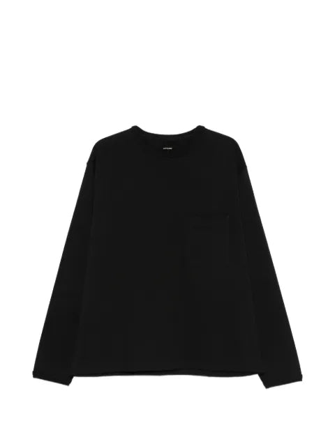 LEMAIRE long-sleeve boxy T-shirt in compact cotton jersey