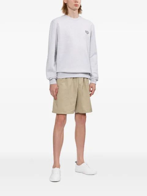 A.P.C. logo-embroidered sweatshirt