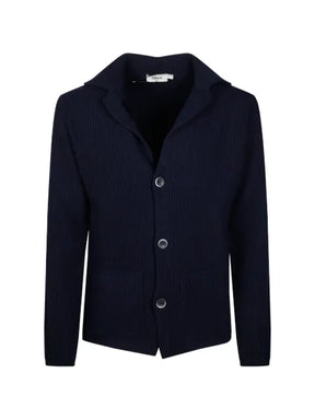 Altea ribbed-knit notched-lapels sweater