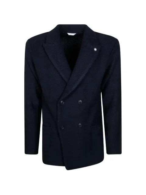 Manuel Ritz double-breasted long-sleeve blazer