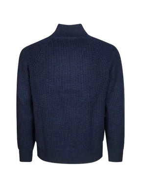 Altea waffle-knit zip-up cardigan