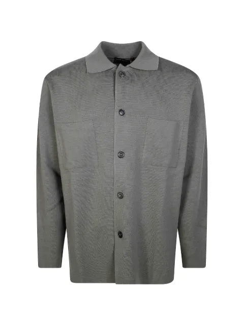 Filippo De Laurentiis button-down chest-pocket overshirt