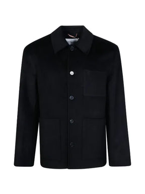 AMARÁNTO button-up patch-pocket jacket