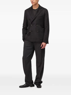 RETORI double-breasted patch-pocket blazer