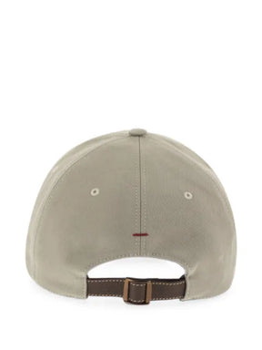 Brunello Cucinelli Baseballkappe mit Logo-Stickerei