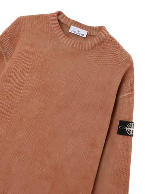 Stone Island logo-patch crew-neck sweater