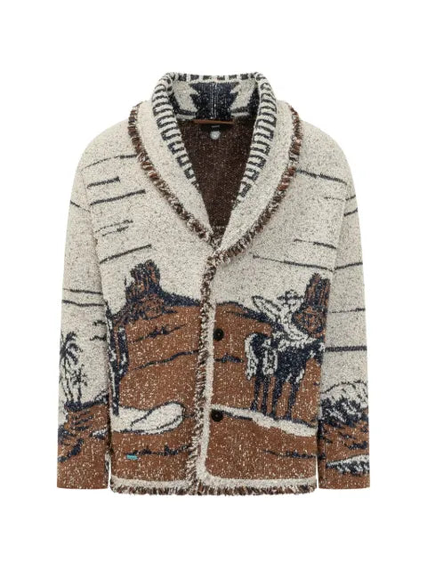 Alanui fringe-trimmed cardigan