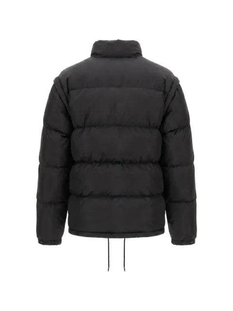 Prada quilted logo-plaque puffer jacket