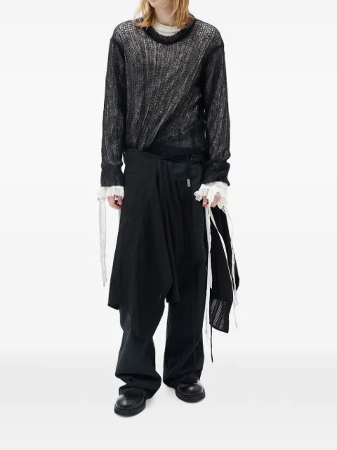 Ann Demeulemeester Levar open-knit sweater