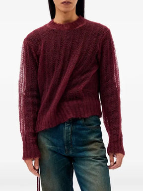 Ann Demeulemeester open-knit Levar sweater