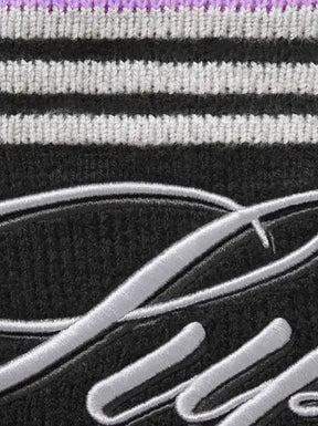 Supreme Script Stripe half-zip sweater