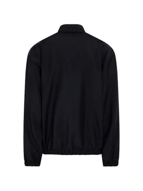 Prada zip-up logo-patch jacket