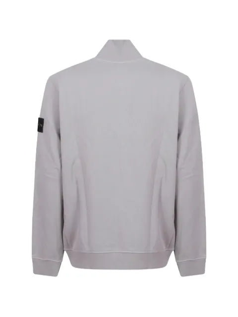 Stone Island 6100066 brushed organic cotton fleece track jacket