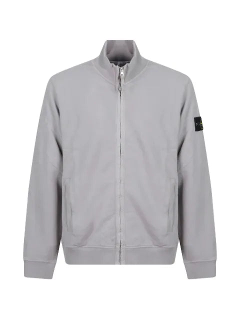 Stone Island 6100066 brushed organic cotton fleece track jacket