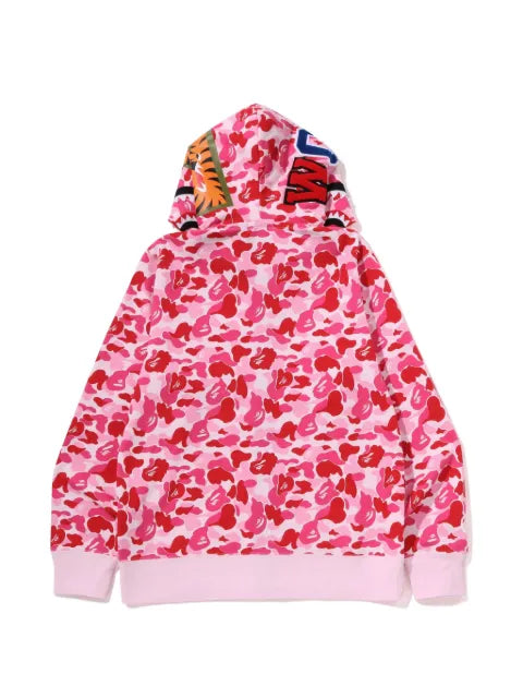 A BATHING APE® full-zip camouflage-print hoodie