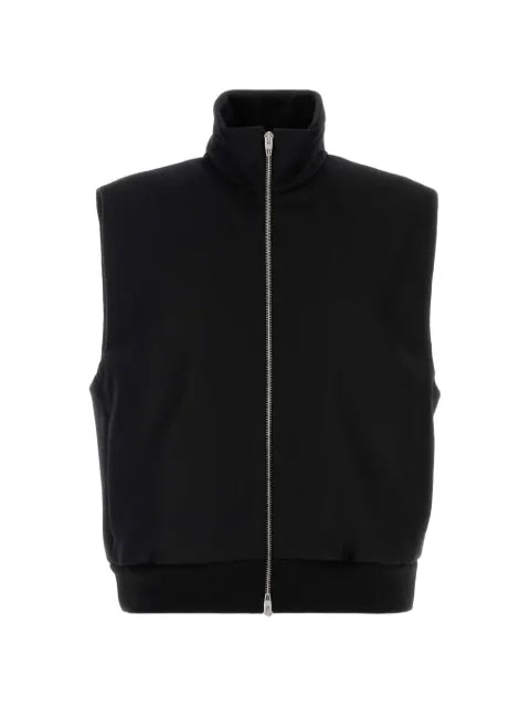 Jil Sander zip-up wool gilet
