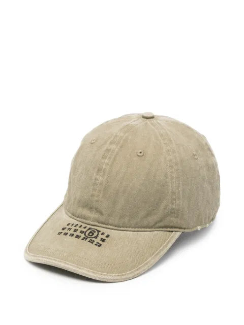 MM6 Maison Margiela Baseballkappe im Distressed-Look