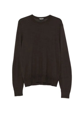 TOM FORD crew neck ribbed-trim sweater